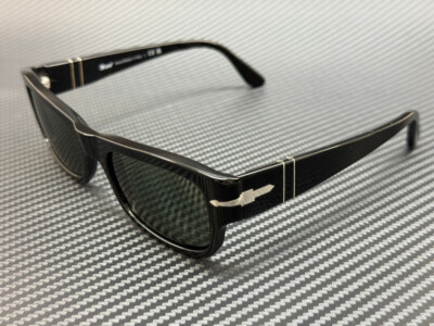 PERSOL PO3326S 95 31 Black Green Men's 54 mm Sunglasses
