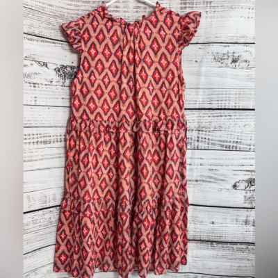 green emerald velvet dress Quant Dress Tapestry Rhubarb - Smocked Midi Dress