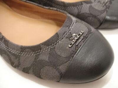 COACH Women's 8 B M Signature Black Jacquard Chelsea Slip-On COACH Women's 8 B M Signature Black Jacquard Chelsea Slip-On