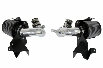 HPS Performance Shortram Air Intake Kit Polish for 18-19 Kia Stinger 3.3L V6