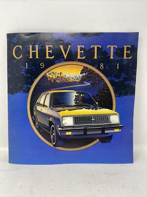 Chevrolet - Chevette - 1981 - Brochure / Catalog - Dealership - Color - Vintage