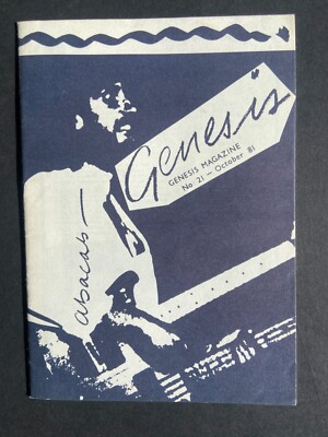 Rare Genesis Magazine No 21, Oct. 1981 Tony Banks, Phil Collins, Mike Rutherford