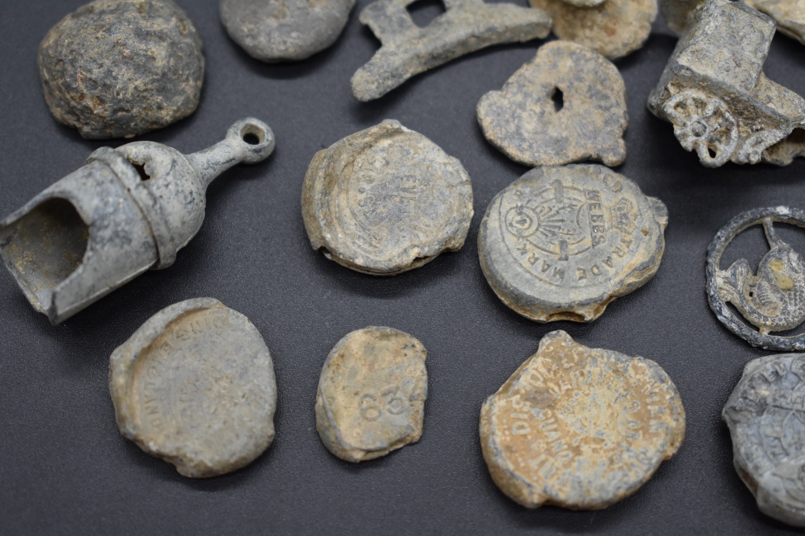 Mixed group of lead metal detector finds British found eBay