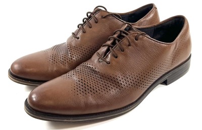 Mens Shoes Washington Grand Laser Wingtip Oxford Size 13 Brown Leather Men main image 4