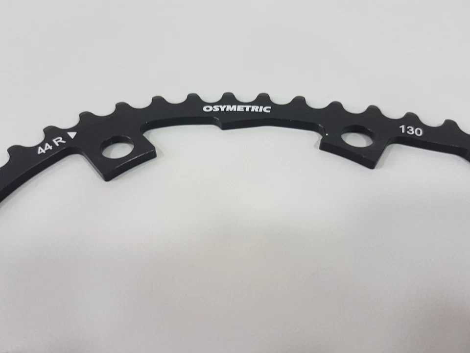 Plato interior de bicicleta de aleación Osymétrico BCD 130mm 5 pernos 44T Foto 3 de 3