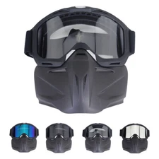 Cycling Bike Goggles Modular Face Mask Windproof Glasses MTB BMX Racing Eyewear