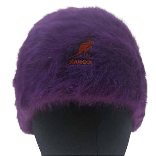 KANGOL PURPLE FURGORA FURRY SKULL CAP 