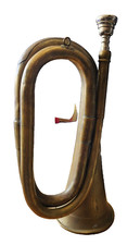 Vintage Trumpet Marching Brass Bugle