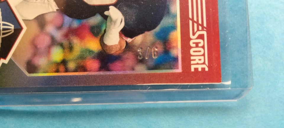 2024 Panini Score Footbal Mike Singletary First Ballot End Zone 3/6 No.4 - Image 2 of 3