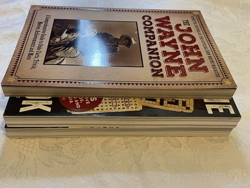 John Wayne Companion & Ultimate Puzzle Books Vol 1 & 2 Pb Free Shipping Lot x 3 - Picture 7 of 9