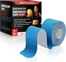 KT Tape Precut Cotton Kinesiology Therapeutic Elastic Sports 20 Precut 10” Stri