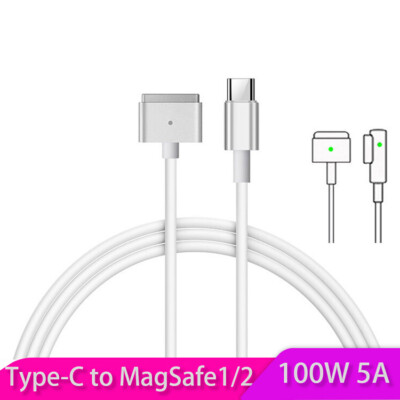 For Laptop Computer L Shape Tip Wire Type-C to -Magsafe 87-100W PD  Cable