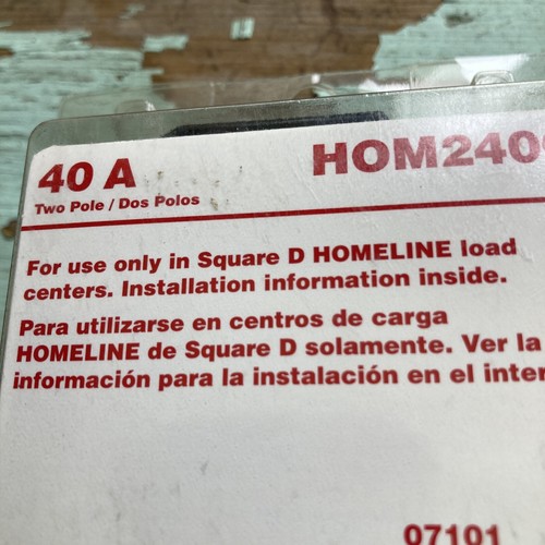 Square D HOM240C 40 A Circuit Breaker, Two Pole - Bild 6 von 7