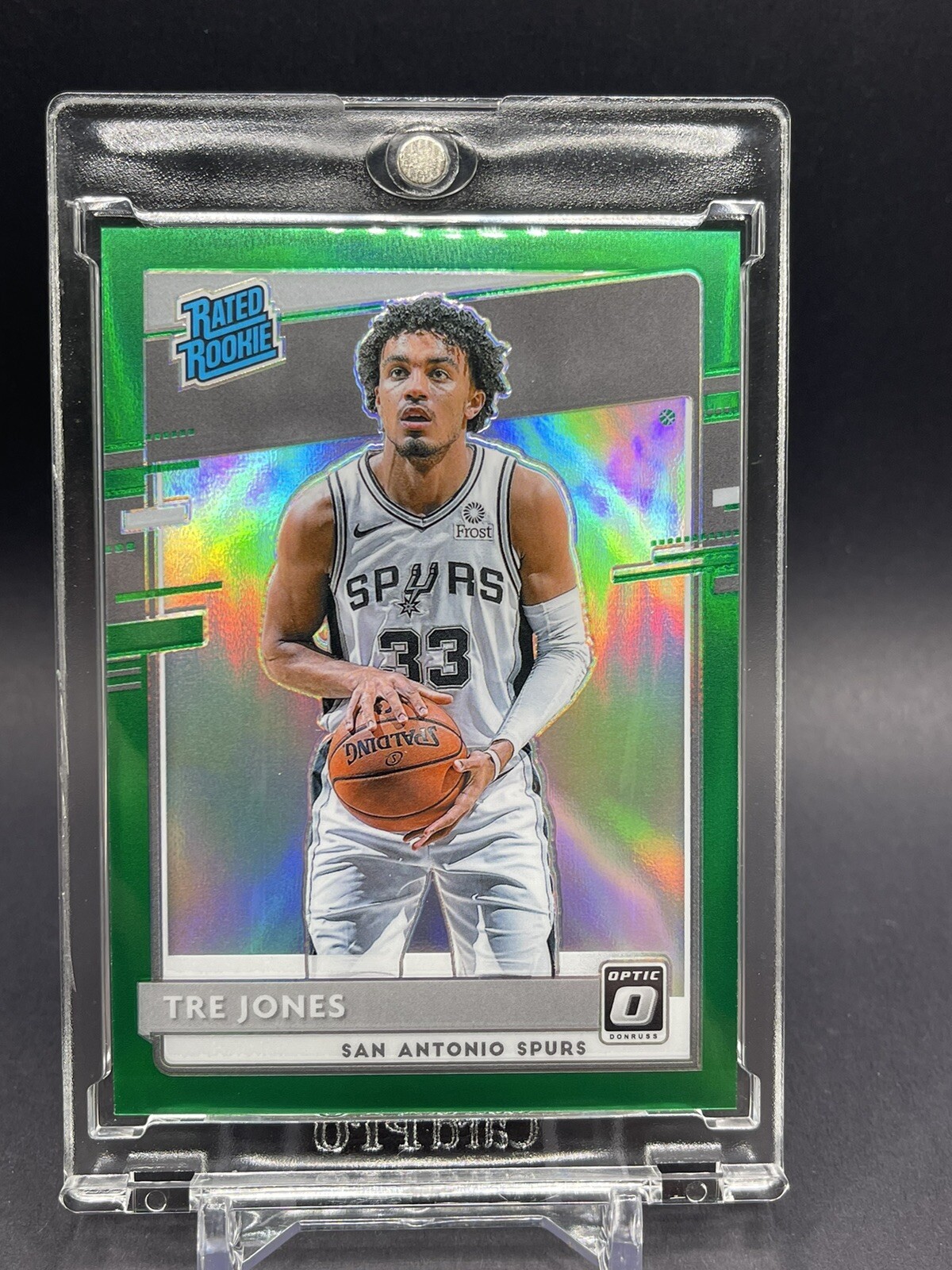 2020-21 Panini Donruss Optic Tre Jones Rated Rookie Green /5 RC