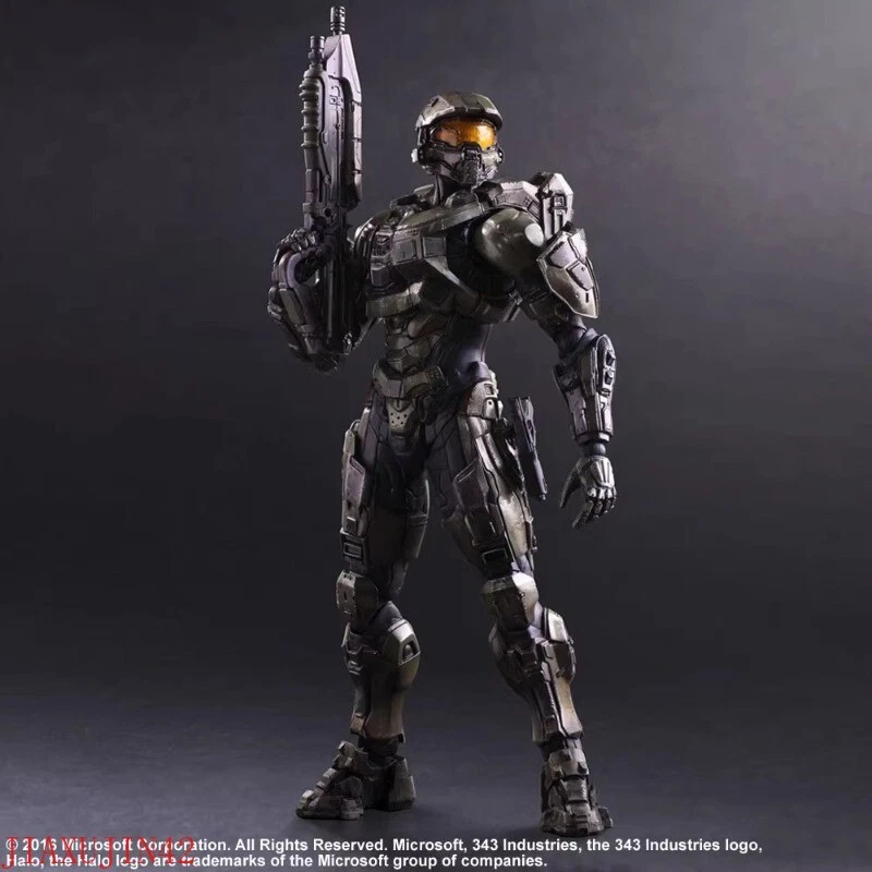 Figura de acción móvil conjunta 11" HALO 5 Play Arts Kai Guardians Master Chief juguetes Foto 2 de 4