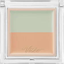Kose VISEE Eye Color Duo Trick Concealer 02 Green Trick Natural Beige JPN