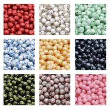 Rutkovsky 111-19201 Melon Pressed Beads Czech Glass 6mm Size 15g Pack