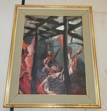 Aldo Turchiaro - olio su tela - 1958 - 46,5x60 cm - incorniciata 