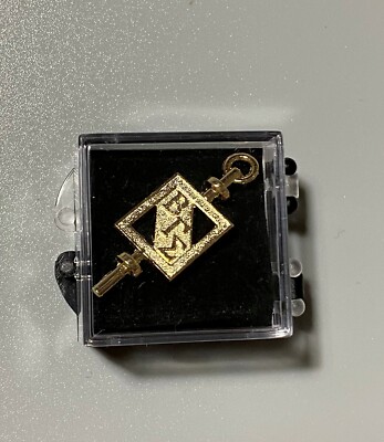 Beta Gamma Sigma BGS Graduation Honor business honor society label pin gold