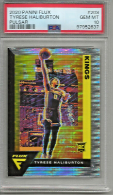 Tyrese Haliburton 2020/21 Panini Flux Pulsar Prizm Rookie (#203 