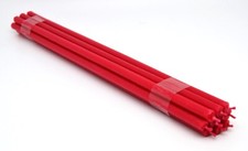 26 cm 10 szt. świece wosk kolor malina свечи восковые малинового цвета 26 см