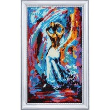 Full Bead Embroidery Kit Lady DIY Bead needlepoint Beadwork Bead stitching