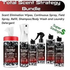 Invisible Hunter Total Scent Strategy Bundle; Triple Action Scent Control & More