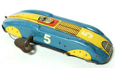 Altes Huki Auto Oldtimer 40er Blechspielzeug race car Autos Blechauto Rennwagen
