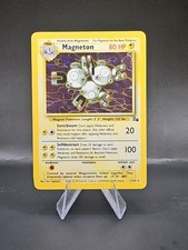 Magneton Fossil 11/62 Holo Pokemon Card 1999 WOTC, Near Mint Condition