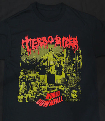 Terrorizer World Downfall Death Grind Band Tee