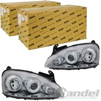 2Xtyc H7/H7 Scheinwerfer Links+Rechts FüR Opel Corsa C X01 Combo Tour AB 06.2003