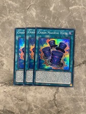 Yugioh 3x Playset Magische Chaoshüte CORI-EN...