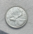 1958 - Canada 25 Cents/Quarter - 0.800 Silver Coin