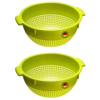 Westmark Seiher Set 2 StüCk ApfelgrüN Kunststoff ø 24 Cm Mit Griffmulden