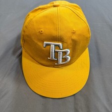 MLB Tampa Bay Rays YOUTH Yellow Snapback Hat Cap