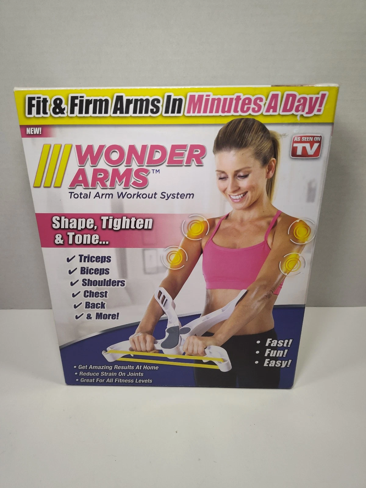 Wonder Arms Total Arm Workout System As Seen On TV New Sealed Resistance Bands