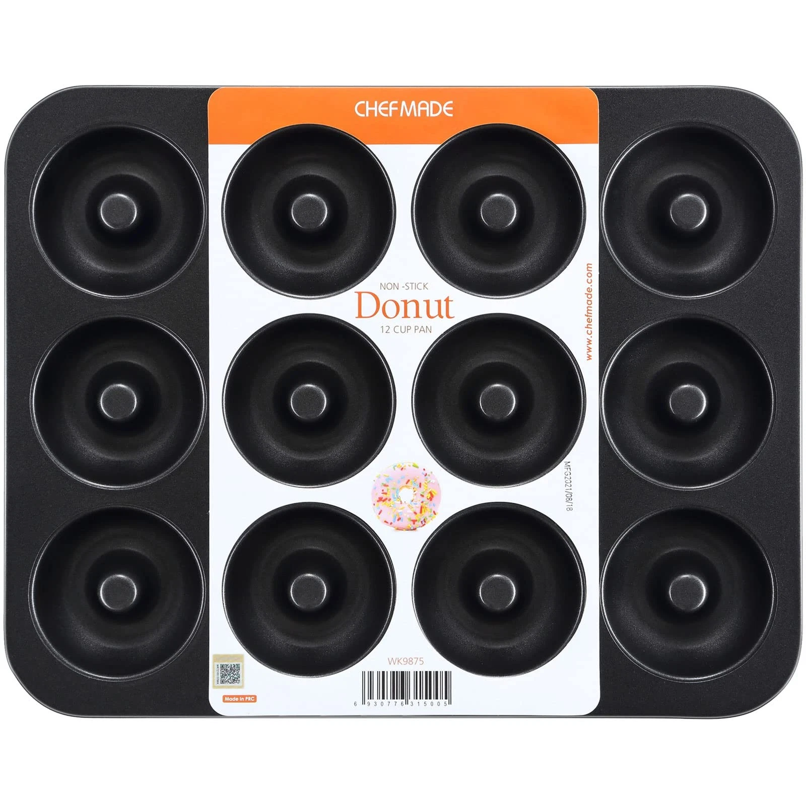 Nonstick Donut Pan, 12 Cavity Ring Doughnut Baking Pan