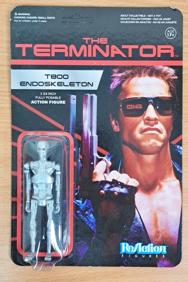 Funko Reaction Terminator Action Figure Lot of 5 - unpunched sealed - Image 2 of 4