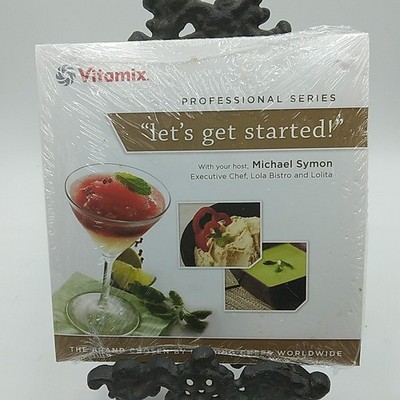VITAMIX LETS GET STARTED  *DVD ONLY* JUST AS SHOWN IN PICTURES / NO MIXER
