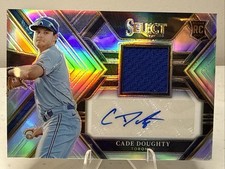 2023 CADE DOUGHTY /99  Panini Select-Rookie Jersey Auto Silver Prizm #PJA-CD