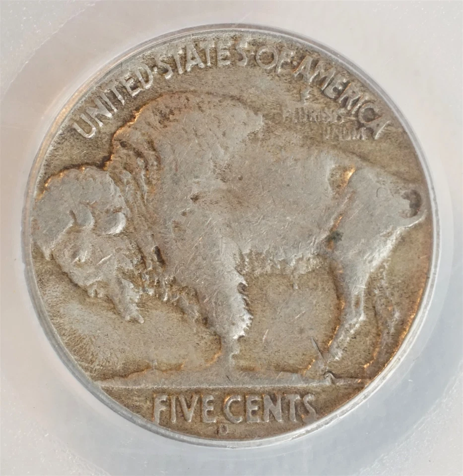 1937 D Buffalo Nickel PCGS VF 30 3 Legs 5C - Image 4 of 4