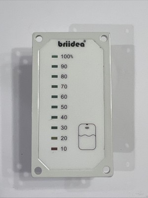 briidea RV Tank Sensor Monitor Panel, Water Level Non WiFi, white, New, No Cord