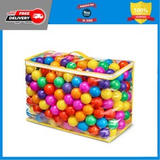 Hovenlay Crush Proof Ball Pit Balls Phthalate Free 7 Colors with Storage Bag