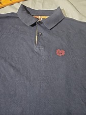 Vintage Phat Farm Polo Shirt Mens Large Blue Crest Logo Preppy Streetwear Y2k