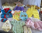 Lot of Vintage Cabbage Patch Kid/Kids Doll Clothes CPK Robe, Socks, Dress & More
