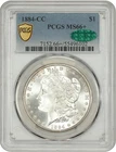 1884-CC $1 PCGS MS66+ CAC Morgan Silver Dollar 55496102
