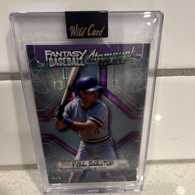 Wild Card 2020 Fantasy Baseball Atompunk Paul Molitor 4/5 FAPPU1-PM