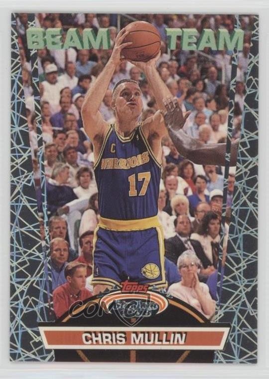 1992-93 Topps Stadium Club Beam Team Members Only Chris Mullin #6 HOF 0k0