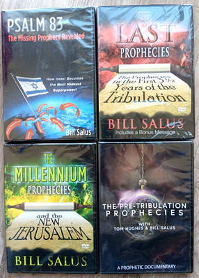 4 Bill Salus DVDs: Psalm 83 Last Millennium Pre-Tribulation Prophecies SEALED