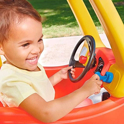 Coche de juguete Little Tikes acogedor cupé rojo/amarillo Foto 4 de 4